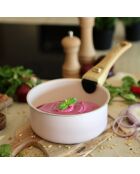 2 Casseroles Colorama roses - D.16/18 cm