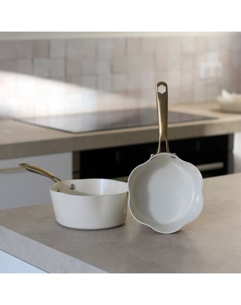 Casserole Gallina  beige - D.18 cm