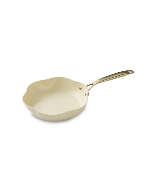Poele Dahlia  beige - D.20 cm
