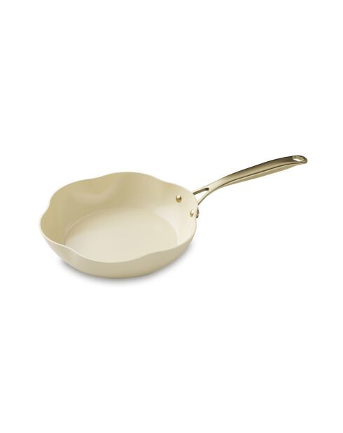 Poele Dahlia  beige - D.24 cm