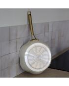 Poele Dahlia  beige - D.24 cm