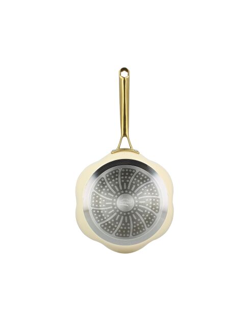 Poele Dahlia  beige - D.24 cm