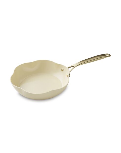Poele Dahlia  beige - D.26 cm