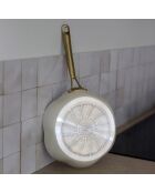 Poele Dahlia  beige - D.26 cm