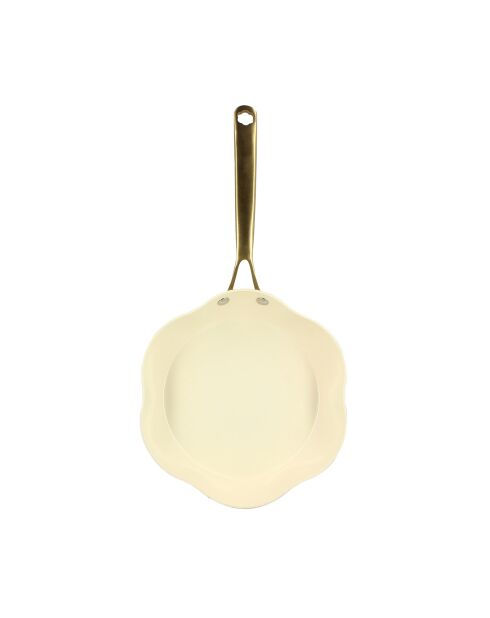 Poele Dahlia  beige - D.26 cm