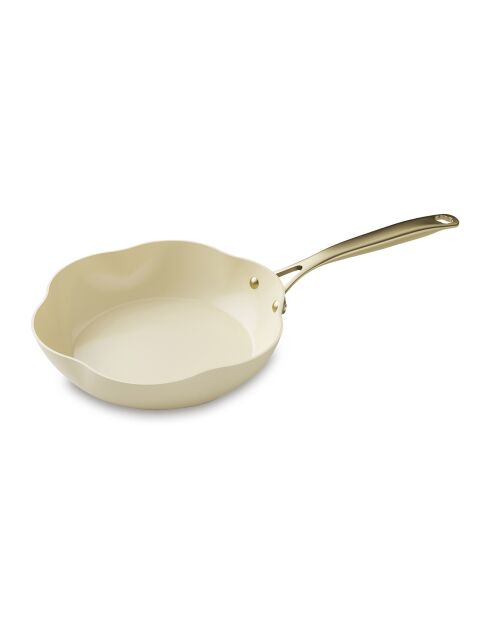 Poele Dahlia  beige - D.28 cm