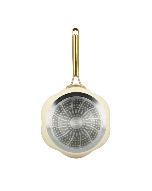 Poele Dahlia  beige - D.28 cm