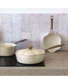 Sauteuse Dahlia  beige - D.24 cm