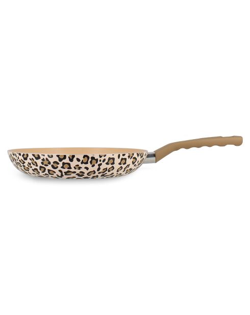 Poele Léopard marron - D.28 cm