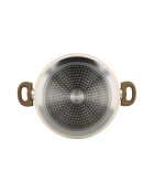 Bruine stoofpot met luipaardprint - D.24 cm