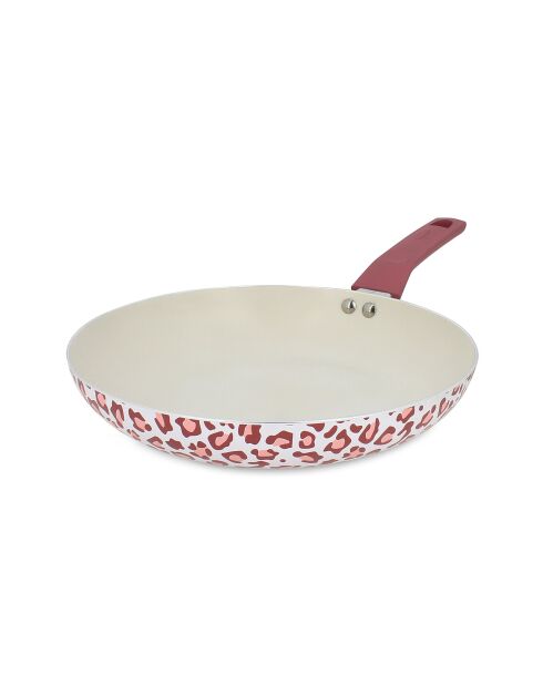 Poele Léopard  rose - D.28 cm