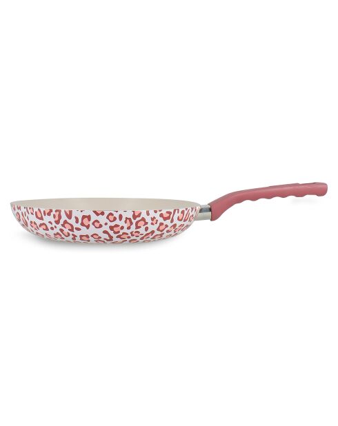Poele Léopard  rose - D.28 cm