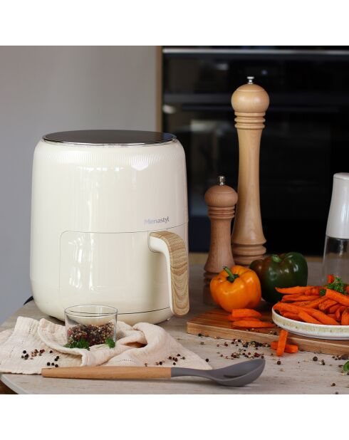 Friteuse À Air Chaud Colorama crème - 4.5 L