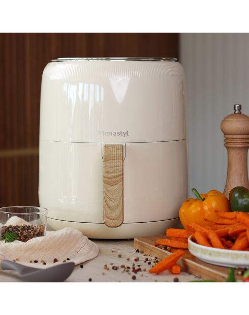Friteuse À Air Chaud Colorama crème - 4.5 L