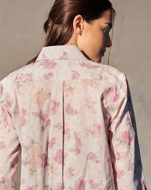 Chemise Abigail dotty fleuri