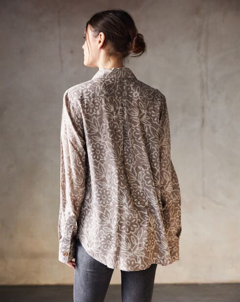 Chemise Abigail grise