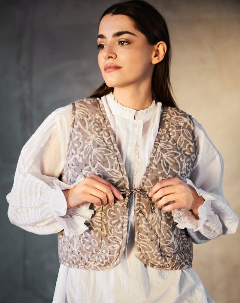 Gilet Elly gris