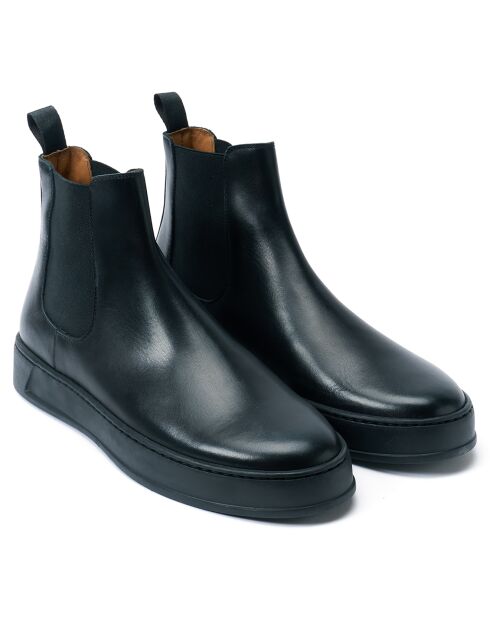 Chelsea Boots en Cuir noires