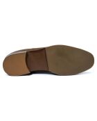 Chelsea Boots en Velours de Cuir taupe