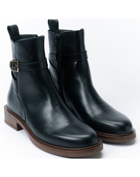 Boots Jodhpur en Cuir noires