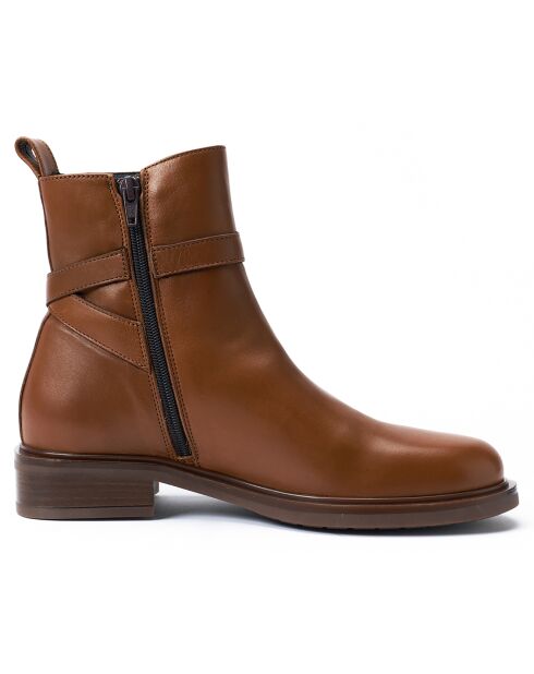 Boots Jodhpur en Cuir camel