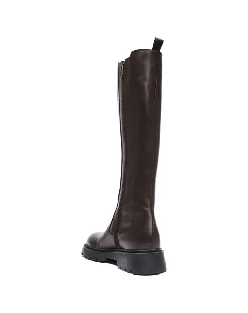 Bottes en Cuir marron