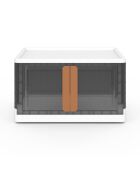 Boîte de rangement empilable 72L