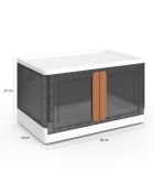 Boîte de rangement empilable 72L