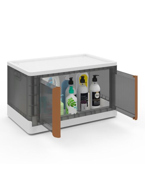 Boîte de rangement empilable 72L