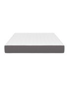 Matelas mémoire de forme épaisseur 20cm blanc et gris 140x190cm