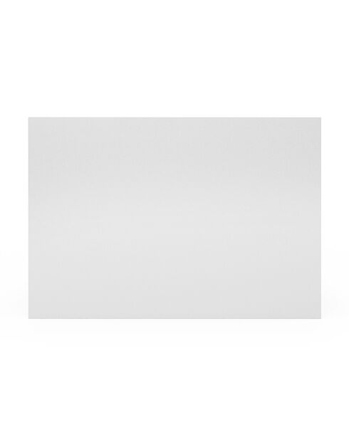 Cama Orem con somier, cabecera y cajón blanco incorporado 140x190 cm