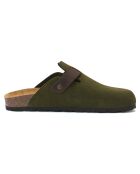 Sabots en Velours de Cuir Noé verts