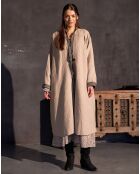 Manteau 100% Laine Aksel beige