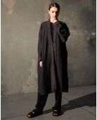 Manteau 100% Laine Aksel noir