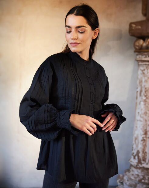 Chemise Miguel noire