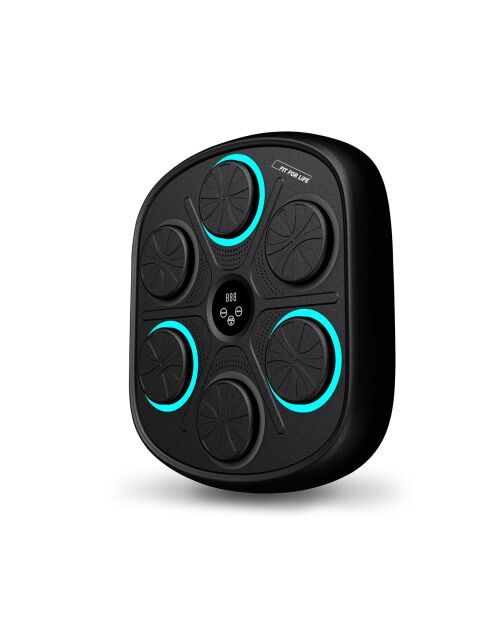 Máquina de boxeo electrónica de pared con airboxing negra
