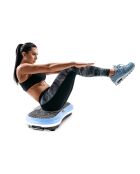 Machine de vibration fit-vibro plate fr noir/bleu