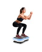 Machine de vibration fit-vibro plate fr noir/bleu