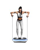 Machine de vibration fit-vibro plate fr noir/bleu