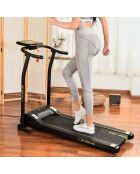 Tapis de marche pliable motorise fit-xxt2020 noir/jaune