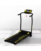 Tapis de marche pliable motorise fit-xxt2020 noir/jaune