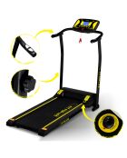 Tapis de marche pliable motorise fit-xxt2020 noir/jaune