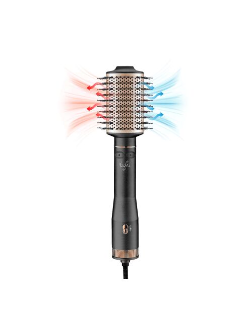 Brosse soufflante rotative hair reverse noire