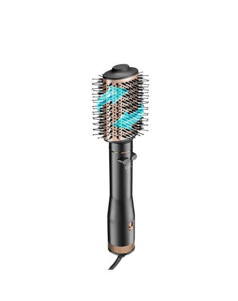 Brosse soufflante rotative hair reverse noire