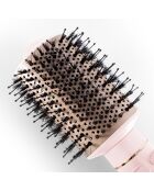 Rotierende Haarbürste mit rotierender Rückseite, rosa