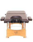 TDM102 braune 2-Zonen-Faltmassageliege