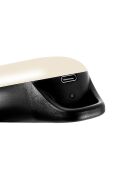 Tondeuse sans fil cheveux et barbe avec levier d'ajustement blanche