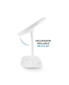 Mizo weißer LED-Tischspiegel mit Schmuckhalter