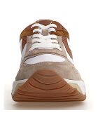 Baskets en Cuir Club beige/blanc/naturel/marron