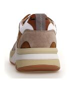 Baskets en Cuir Club beige/blanc/naturel/marron